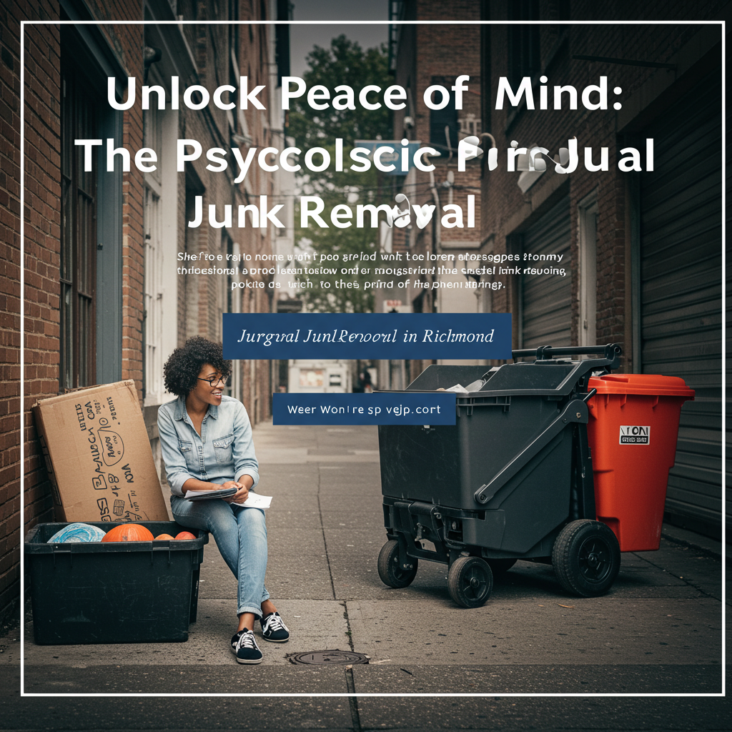 Unlock Peace of Mind: The Psychological Perks of Professional Junk Removal in Richmond