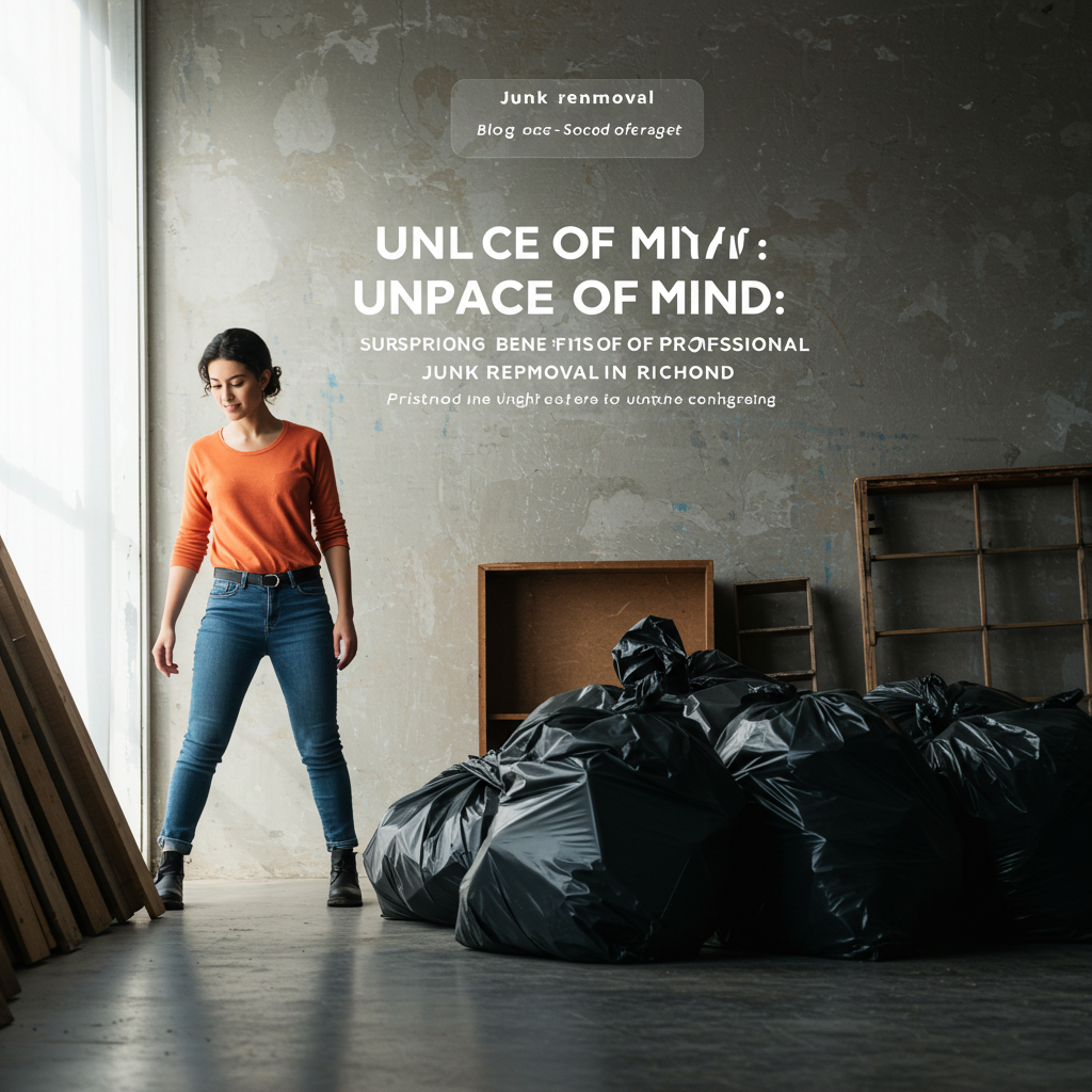 Unlock Peace of Mind: Surprising Benefits of Professional Junk Removal in Richmond