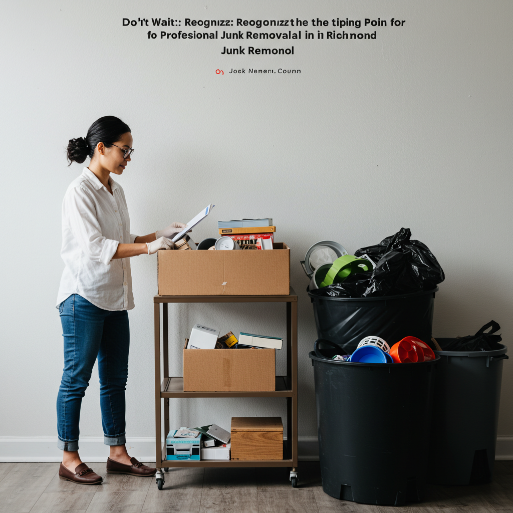 Don't Wait: Recognize the Tipping Point for Professional Junk Removal in Richmond