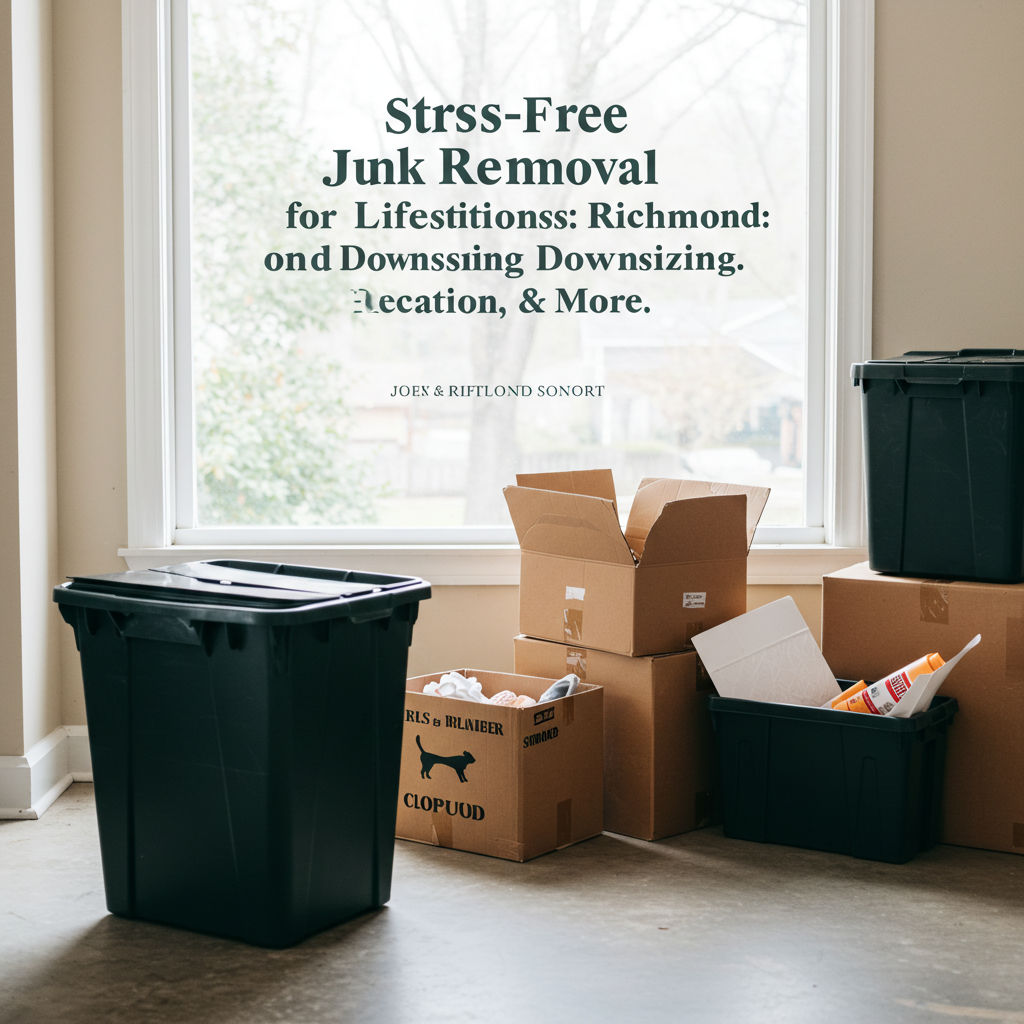 Stress-Free Junk Removal for Life Transitions in Richmond: Downsizing, Relocation, & More