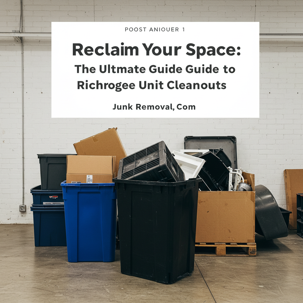 Reclaim Your Space: The Ultimate Guide to Richmond Storage Unit Cleanouts