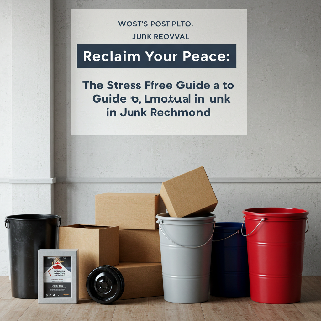 Reclaim Your Peace: The Stress-Free Guide to Junk Removal in Richmond