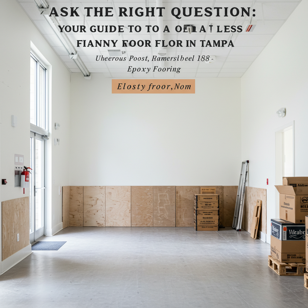 Ask the Right Questions: Your Guide to a Flawless Epoxy Floor in Tampa