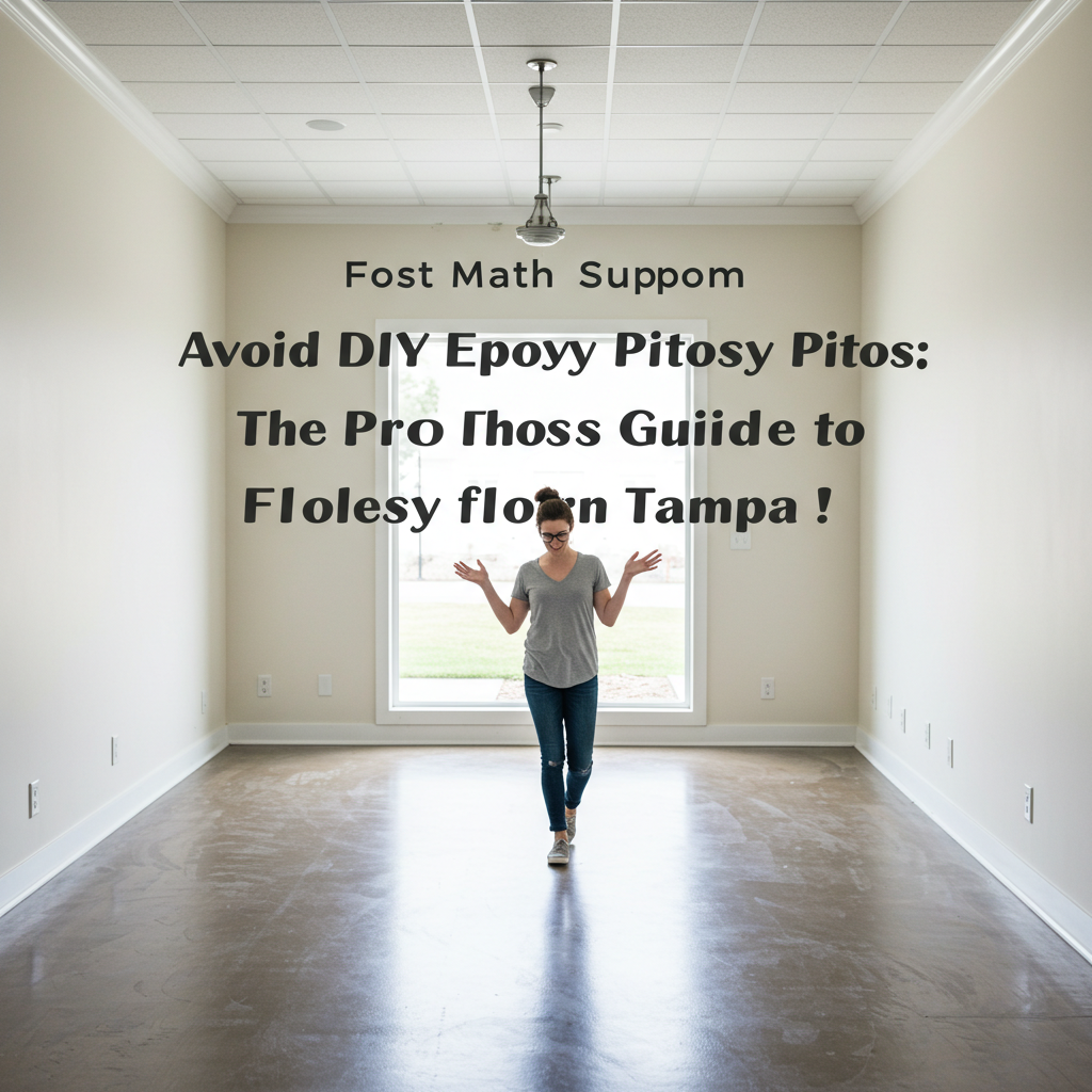 Avoid DIY Epoxy Pitfalls: The Pro's Guide to Flawless Floors in Tampa