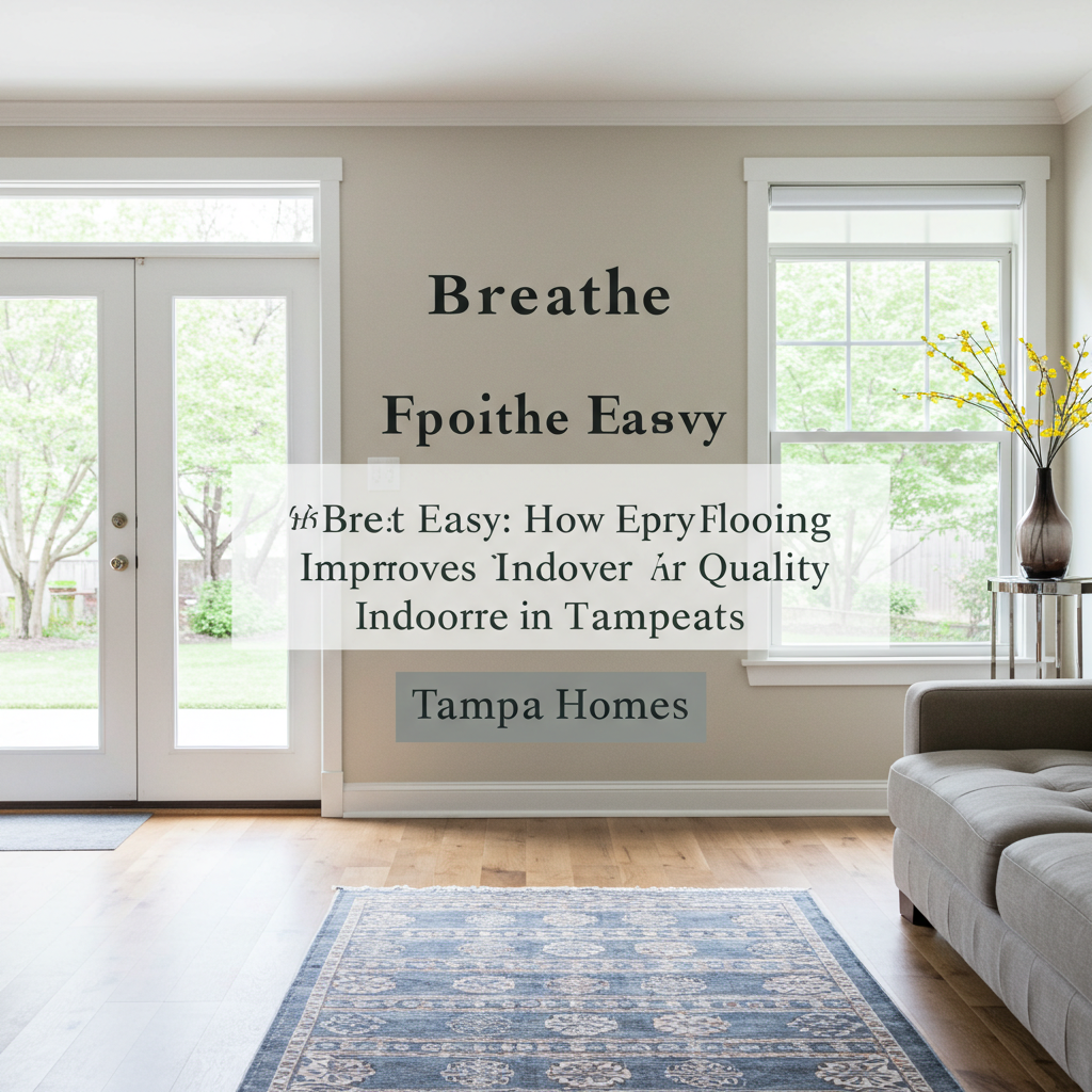 Breathe Easy: How Epoxy Flooring Improves Indoor Air Quality in Tampa Homes
