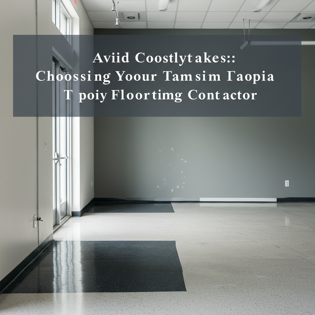 Avoid Costly Mistakes: Choosing Your Tampa Epoxy Flooring Contractor