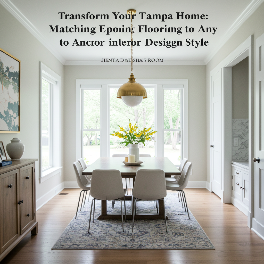 Transform Your Tampa Home: Matching Epoxy Flooring to Any Interior Design Style