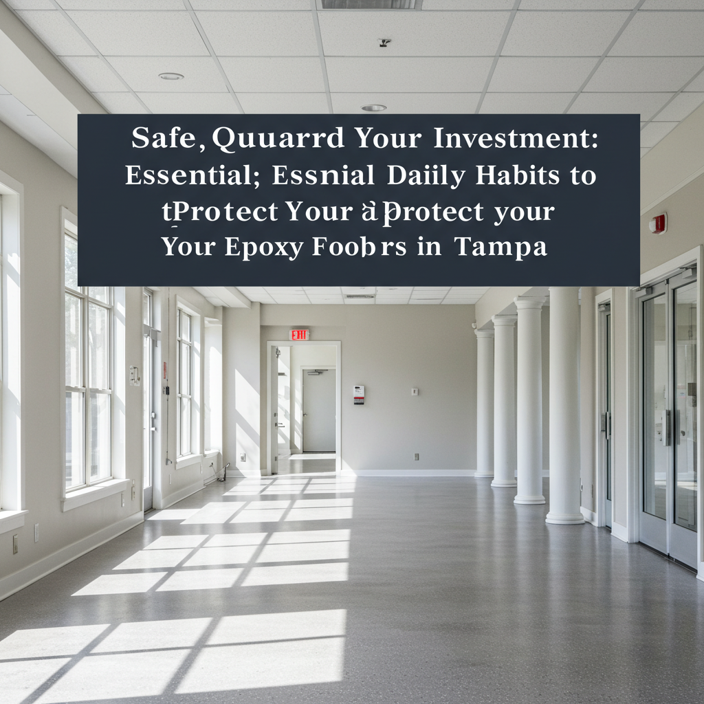 Safeguard Your Investment: Essential Daily Habits to Protect Your Epoxy Floors in Tampa