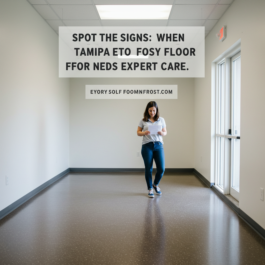 Spot the Signs: When Your Tampa Epoxy Floor Needs Expert Care