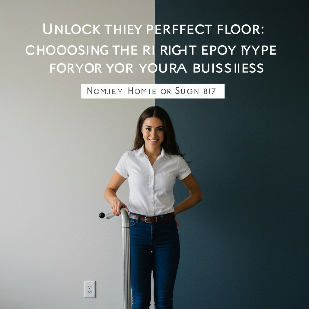 Unlock the Perfect Floor: Choosing the Right Epoxy Type for Your Tampa Home or Business
