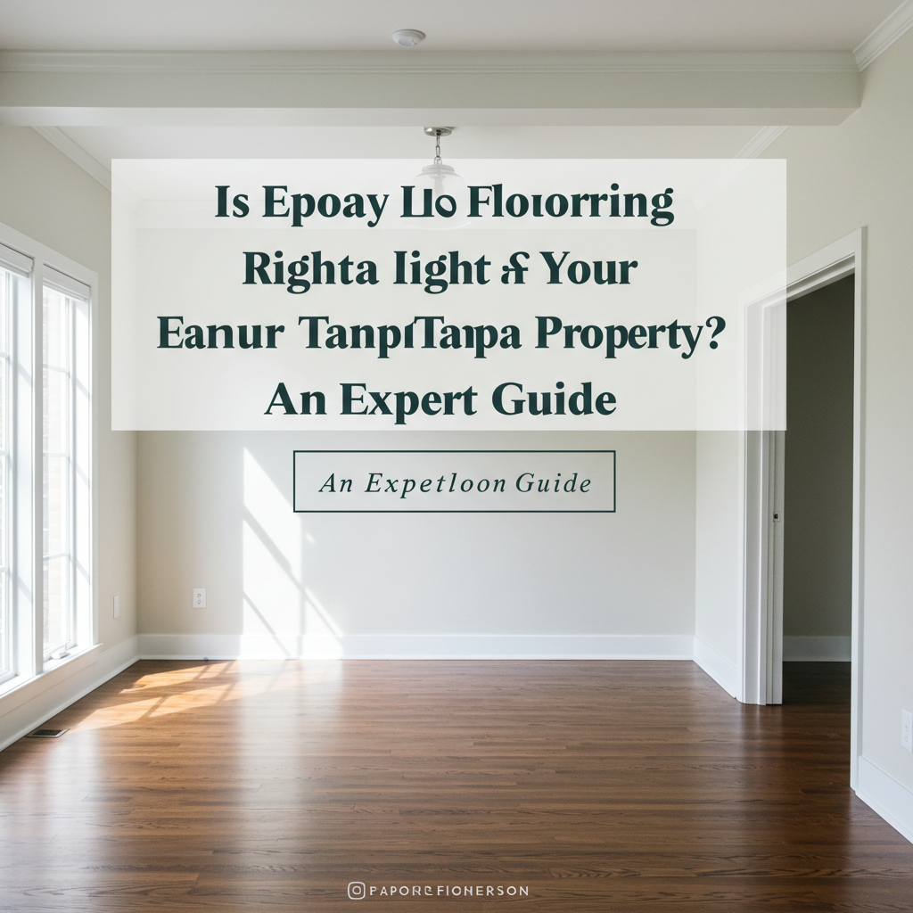 Is Epoxy Flooring Right for Your Tampa Property? An Expert Guide