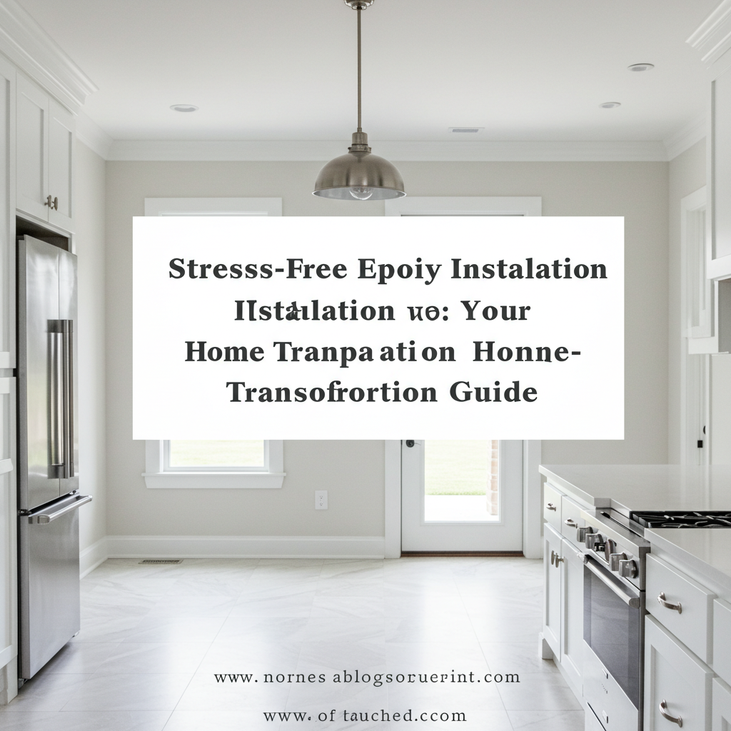 Stress-Free Epoxy Installation: Your Tampa Home Transformation Guide