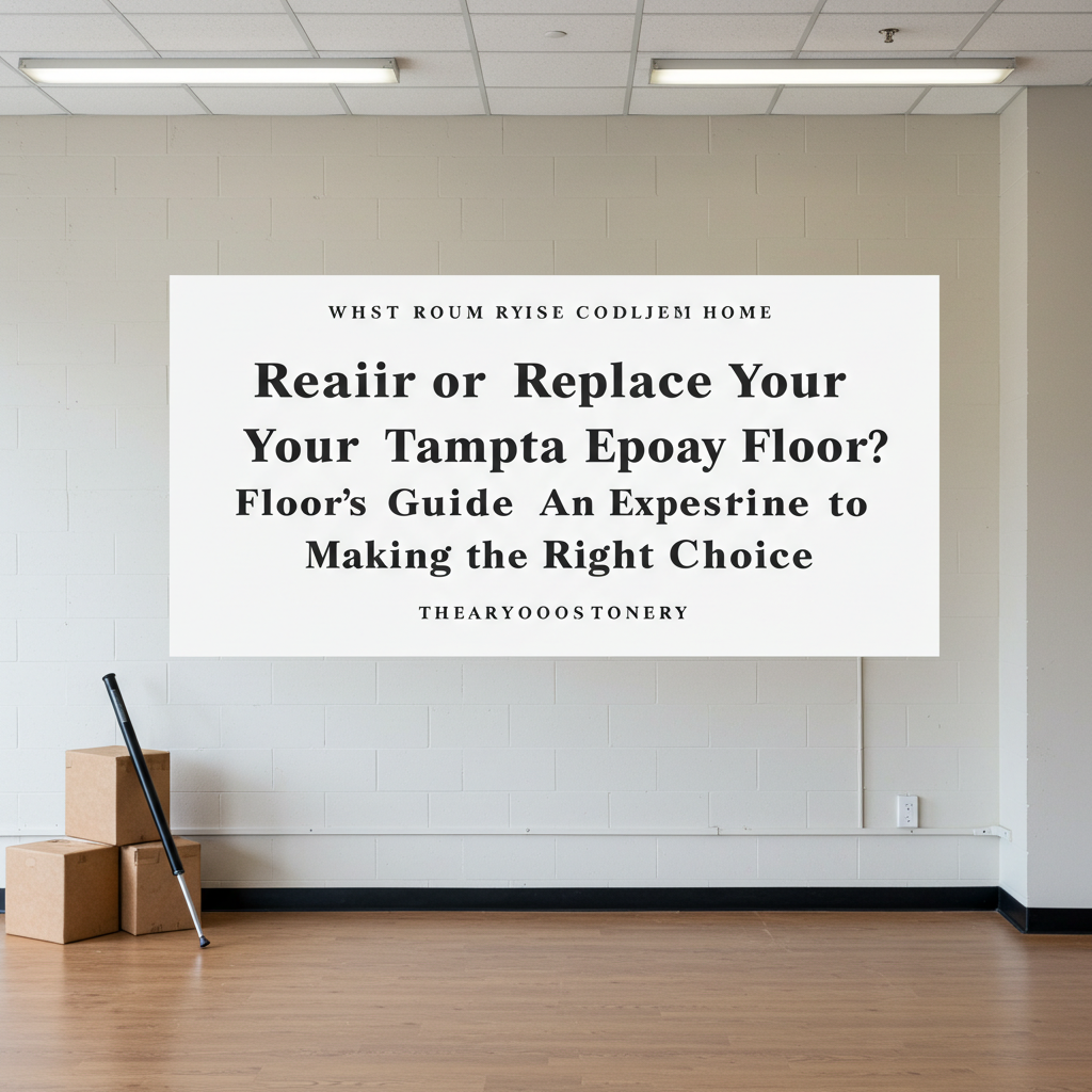 Repair or Replace Your Tampa Epoxy Floor? An Expert's Guide to Making the Right Choice
