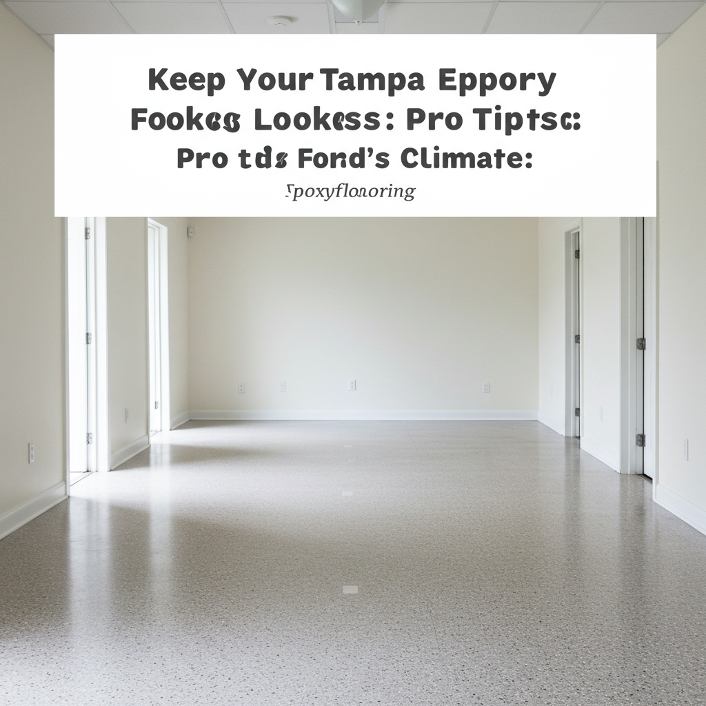 Keep Your Tampa Epoxy Floors Looking Flawless: Pro Tips for Florida's Climate