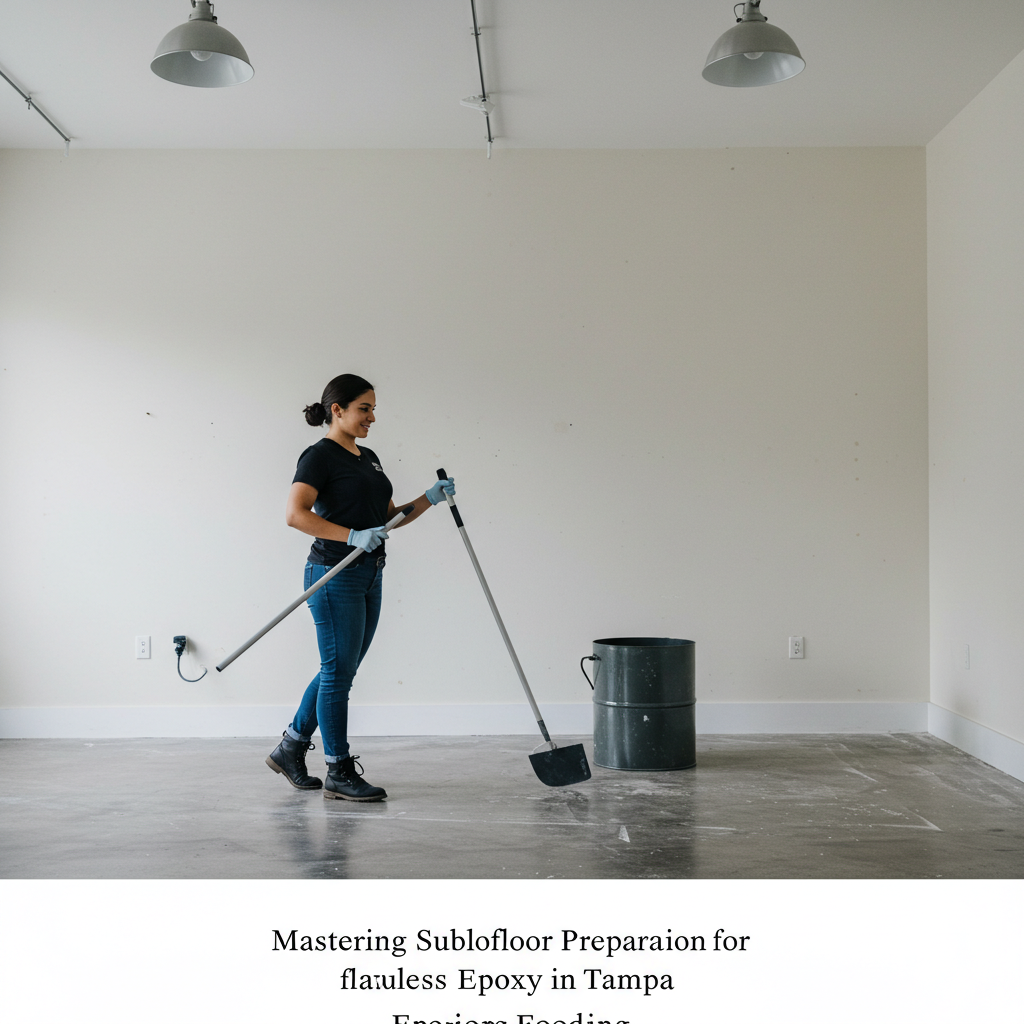 Mastering Subfloor Preparation for Flawless Epoxy Flooring in Tampa