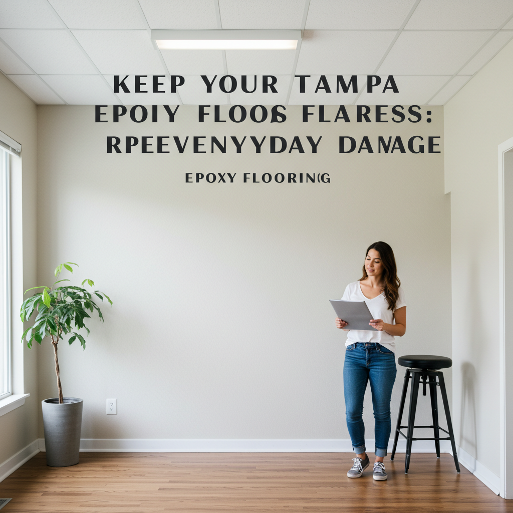 Keep Your Tampa Epoxy Floors Flawless: Prevent Everyday Damage
