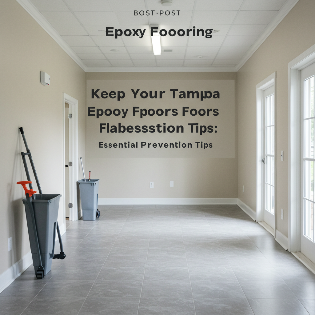 Keep Your Tampa Epoxy Floors Flawless: Essential Prevention Tips
