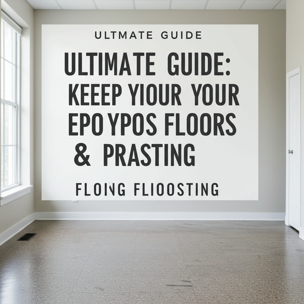 Ultimate Guide: Keep Your Tampa Epoxy Floors Pristine & Long-Lasting