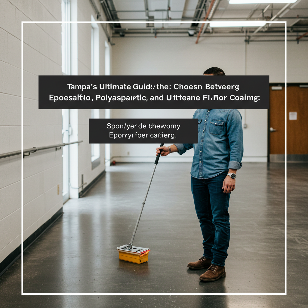Tampa's Ultimate Guide: Choosing Between Epoxy, Polyaspartic, and Urethane Floor Coatings