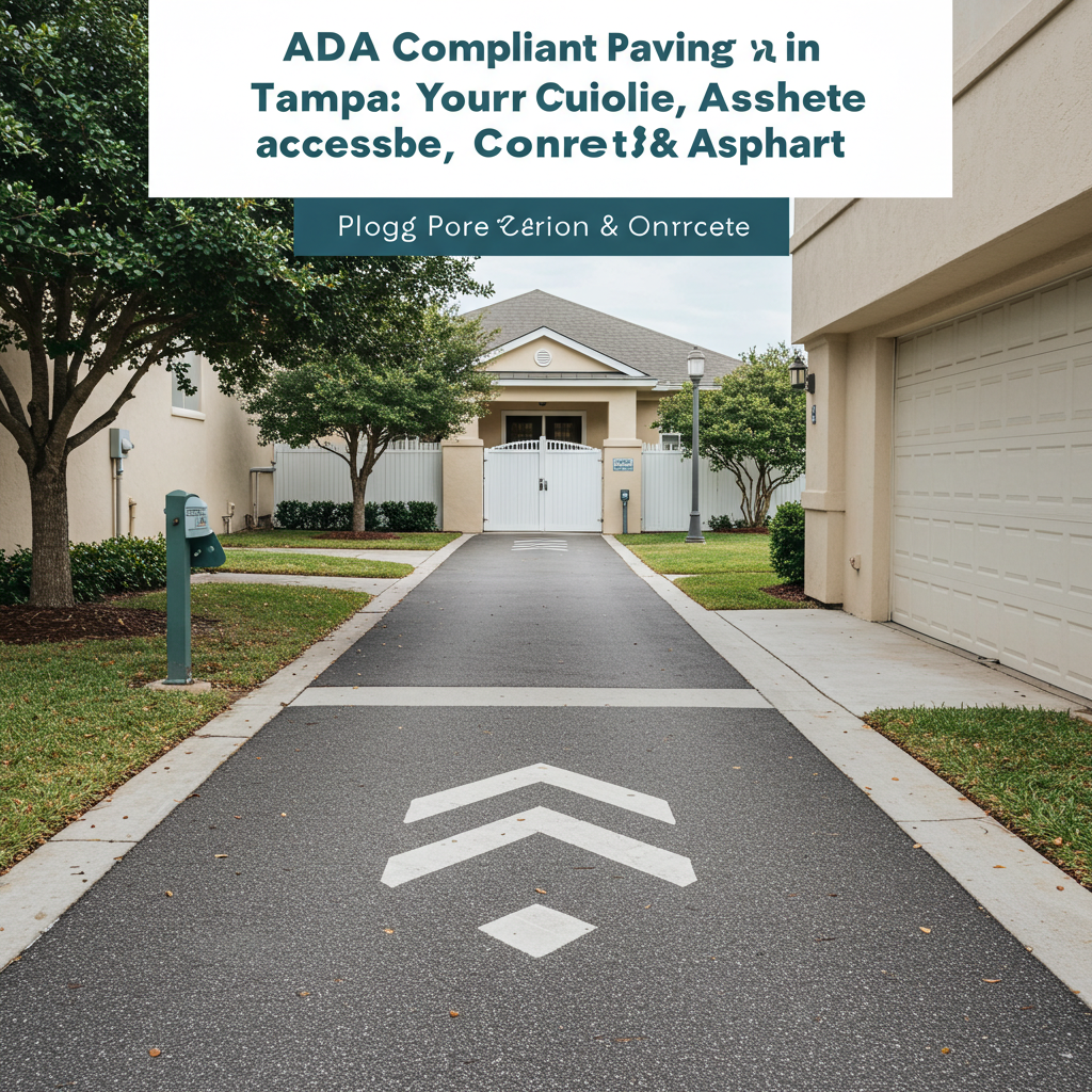 ADA Compliant Paving in Tampa: Your Guide to Accessible Concrete & Asphalt