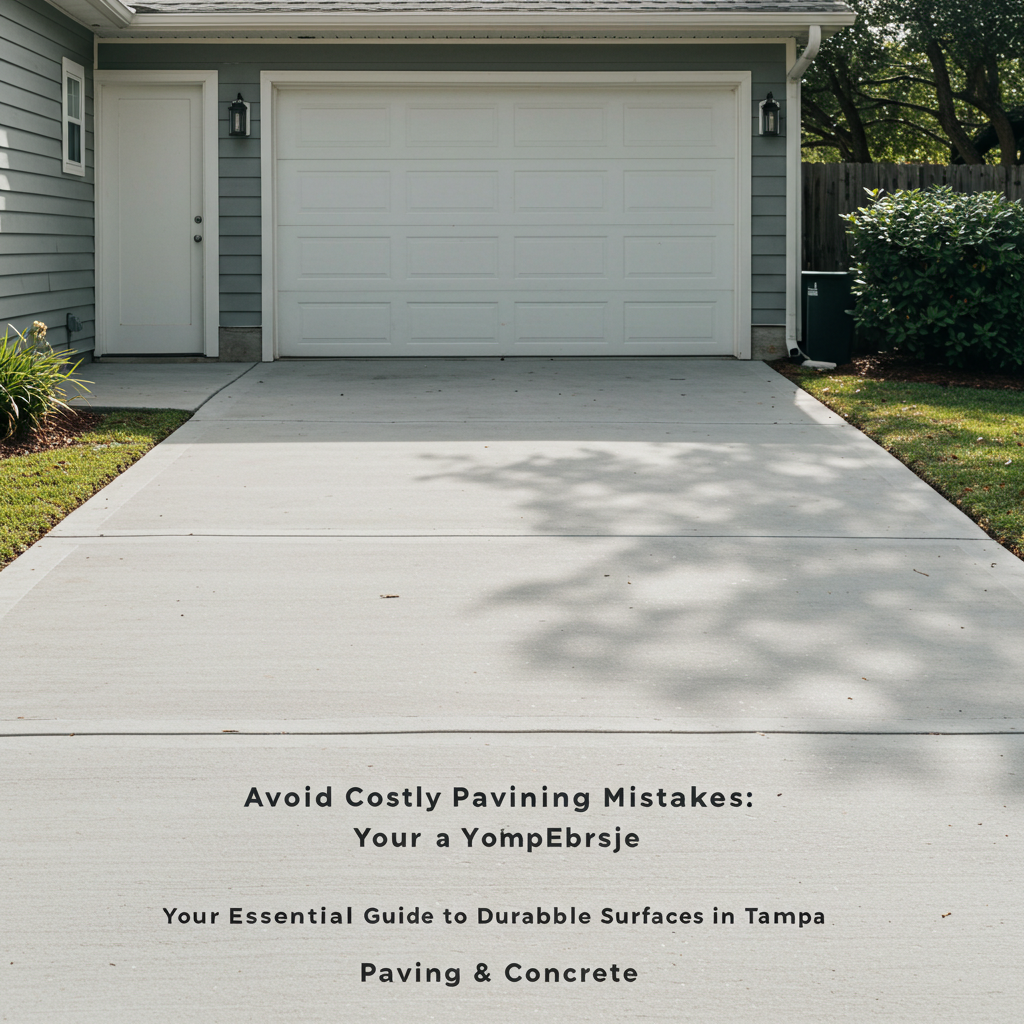 Avoid Costly Paving Mistakes: Your Essential Guide to Durable Surfaces in Tampa