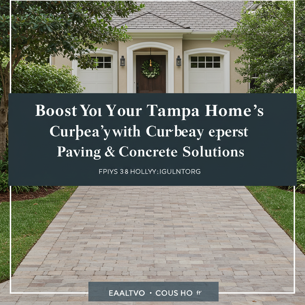 Boost Your Tampa Home's Curb Appeal with Expert Paving & Concrete Solutions