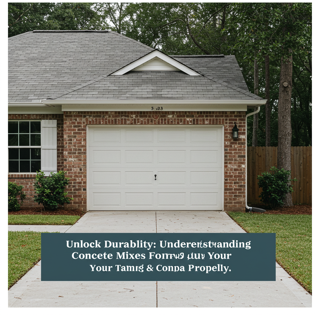 Unlock Durability: Understanding Concrete Mixes for Your Tampa Property