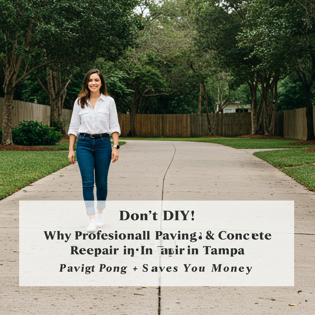 Don't DIY! Why Professional Paving & Concrete Repair in Tampa Saves You Money