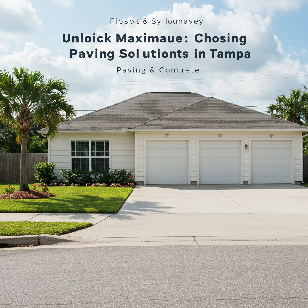 Unlock Maximum Value: Choosing Durable Paving Solutions in Tampa