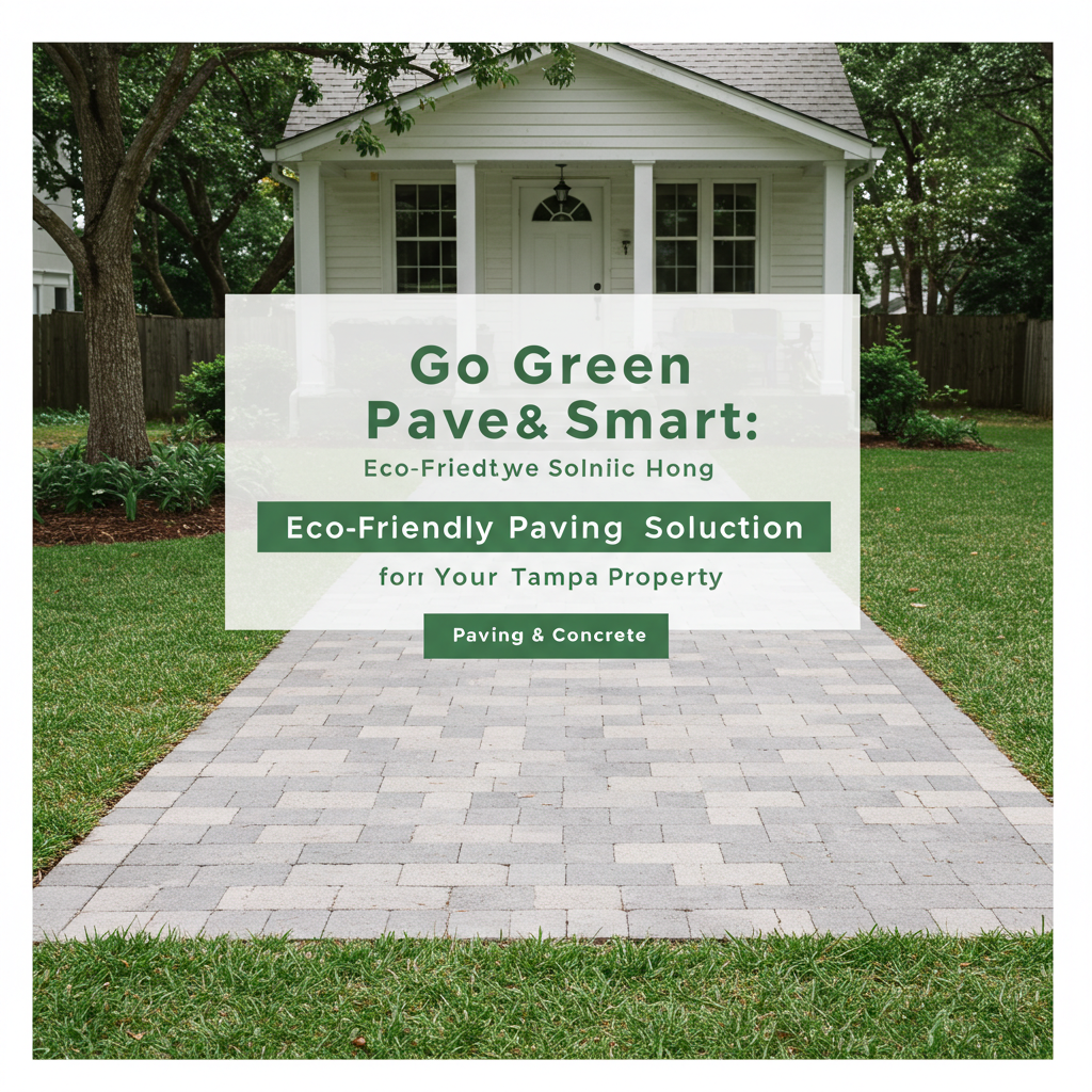 Go Green & Pave Smart: Eco-Friendly Paving Solutions for Your Tampa Property