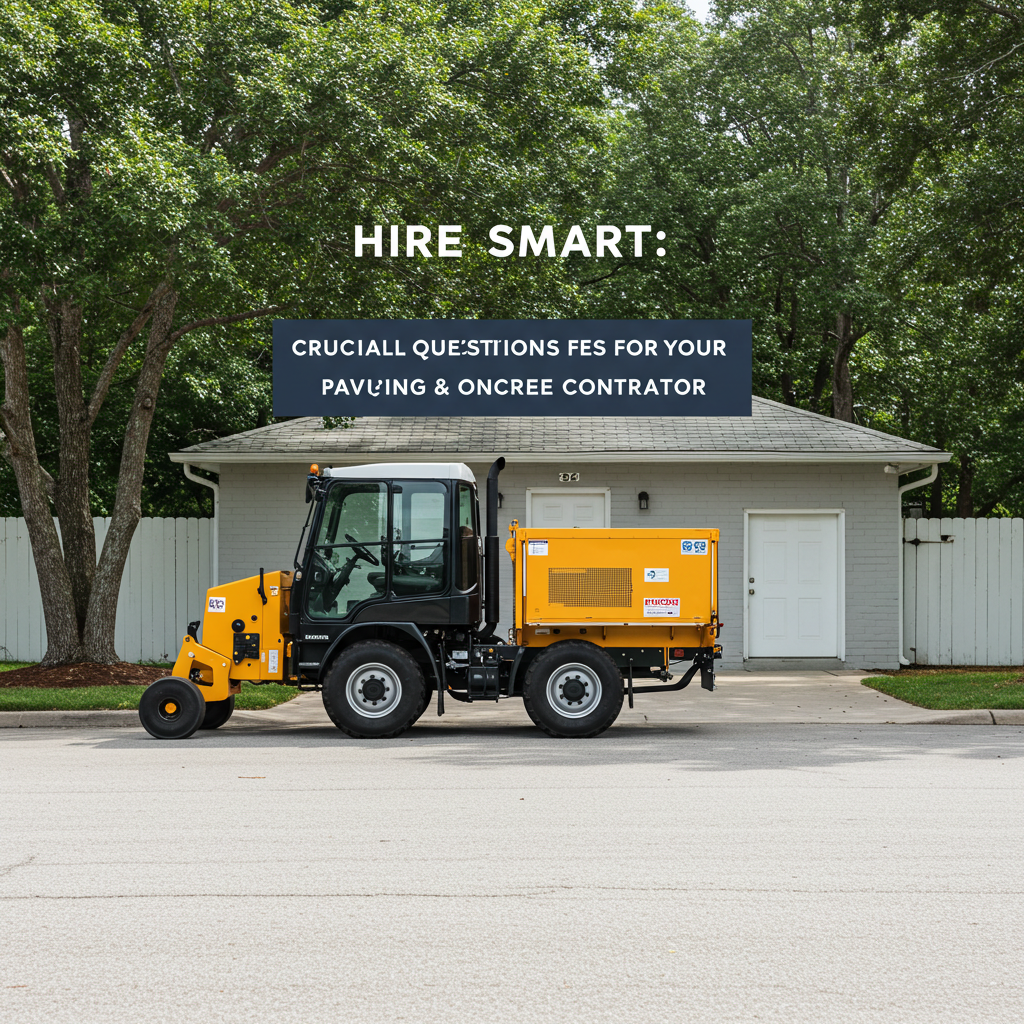 Hire Smart: Crucial Questions for Your Tampa Paving & Concrete Contractor
