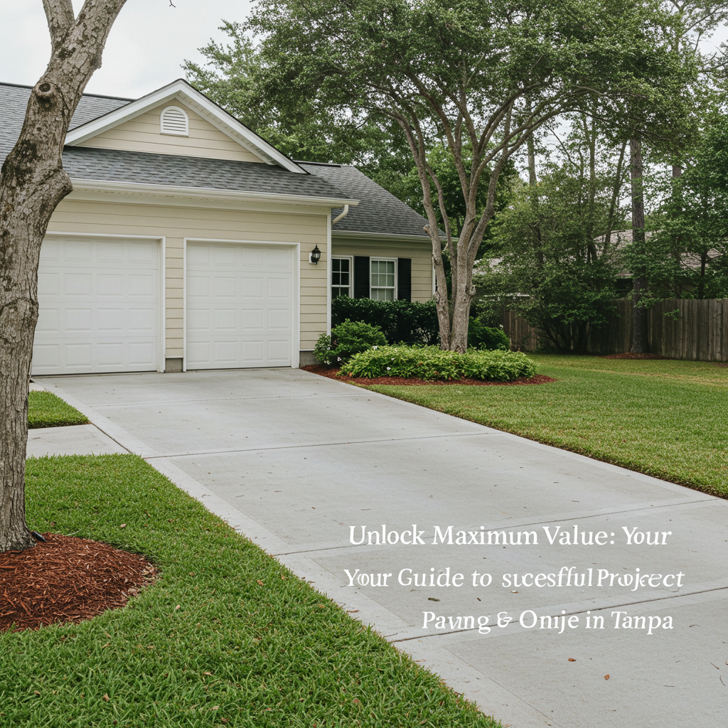 Unlock Maximum Value: Your Guide to a Successful Paving Project in Tampa