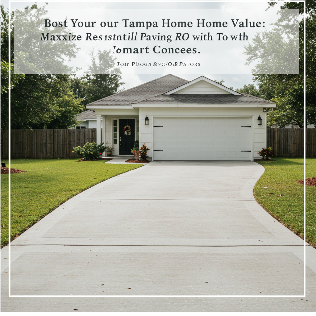 Boost Your Tampa Home Value: Maximize Residential Paving ROI with Smart Choices