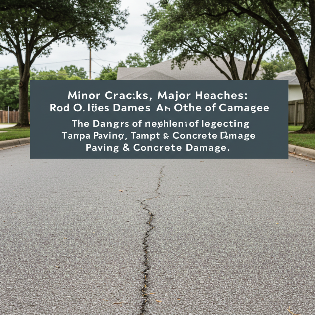 Minor Cracks, Major Headaches: The Dangers of Neglecting Tampa Paving & Concrete Damage