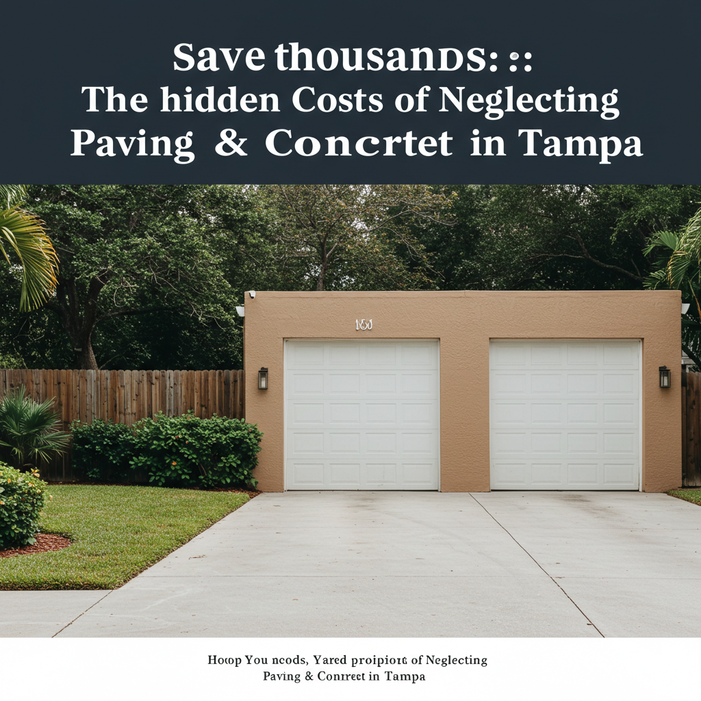 Save Thousands: The Hidden Costs of Neglecting Paving & Concrete in Tampa