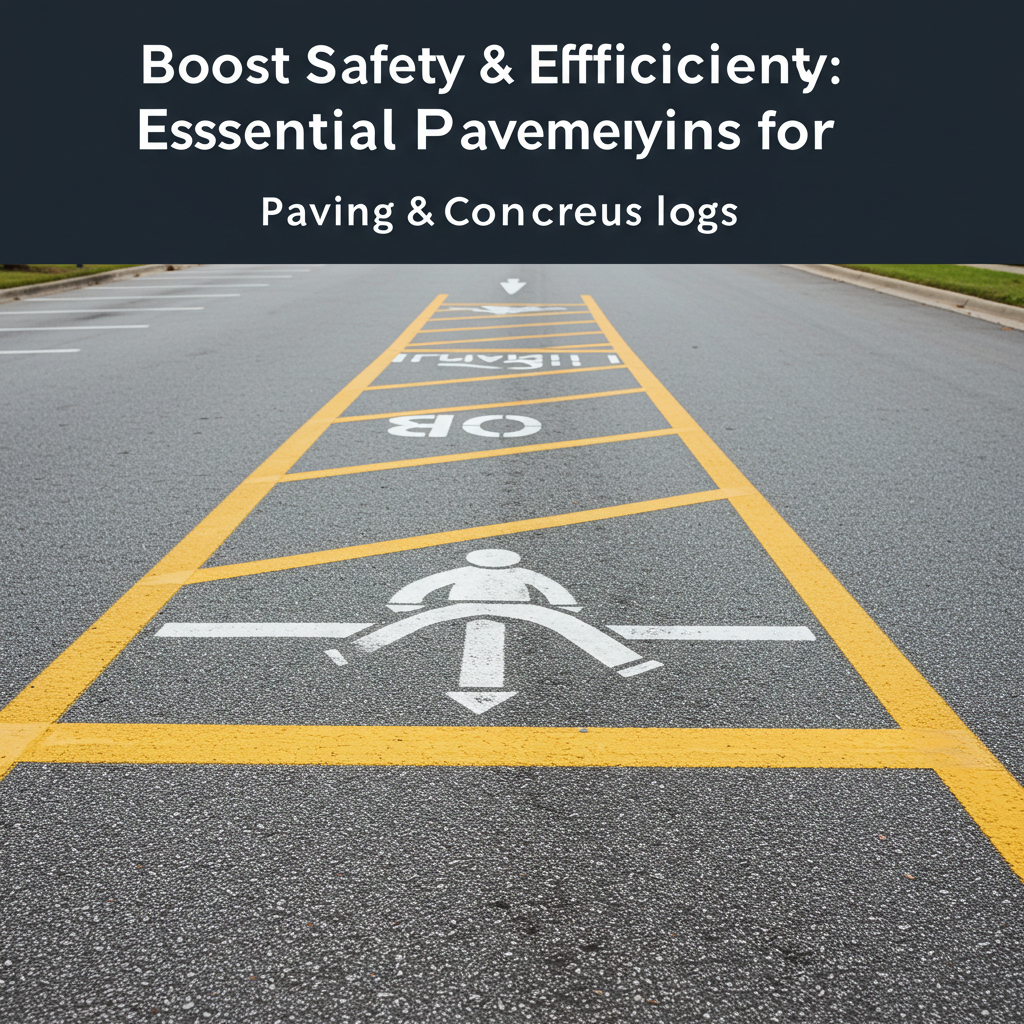 Boost Safety & Efficiency: Essential Pavement Markings for Tampa Businesses
