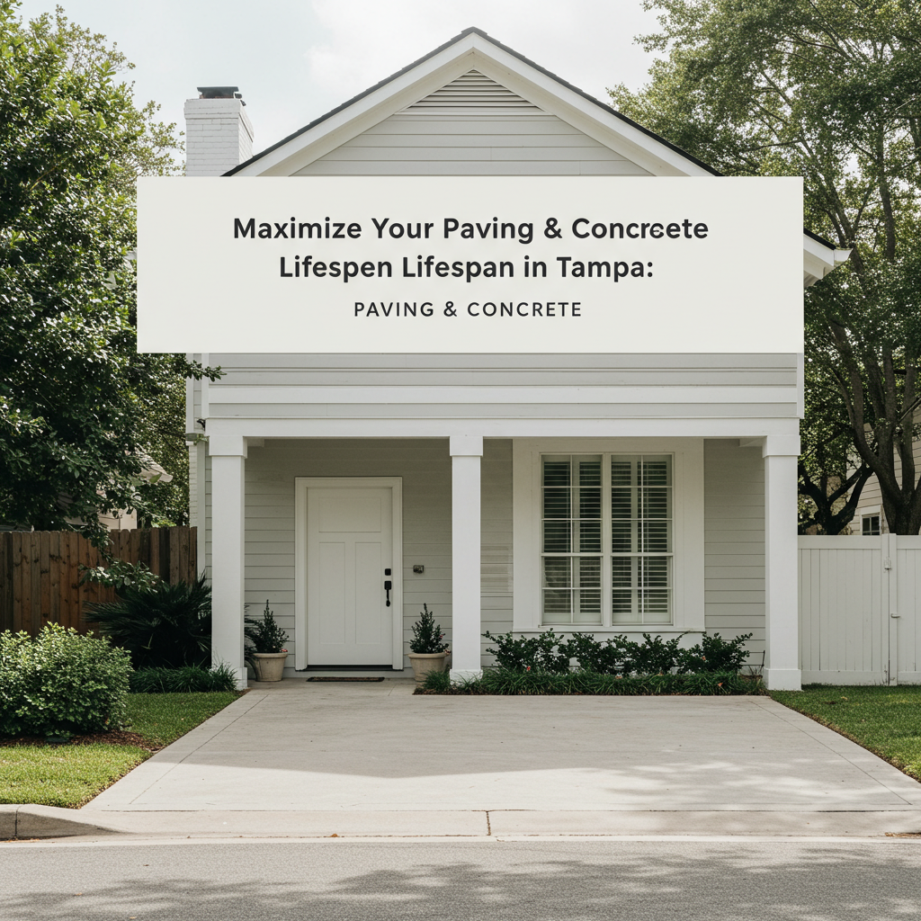 Maximize Your Paving & Concrete Lifespan in Tampa: Expert Tips for Durability