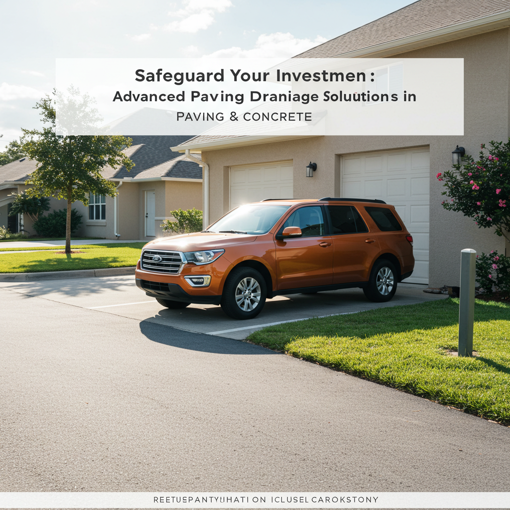 Safeguard Your Investment: Advanced Paving Drainage Solutions in Tampa