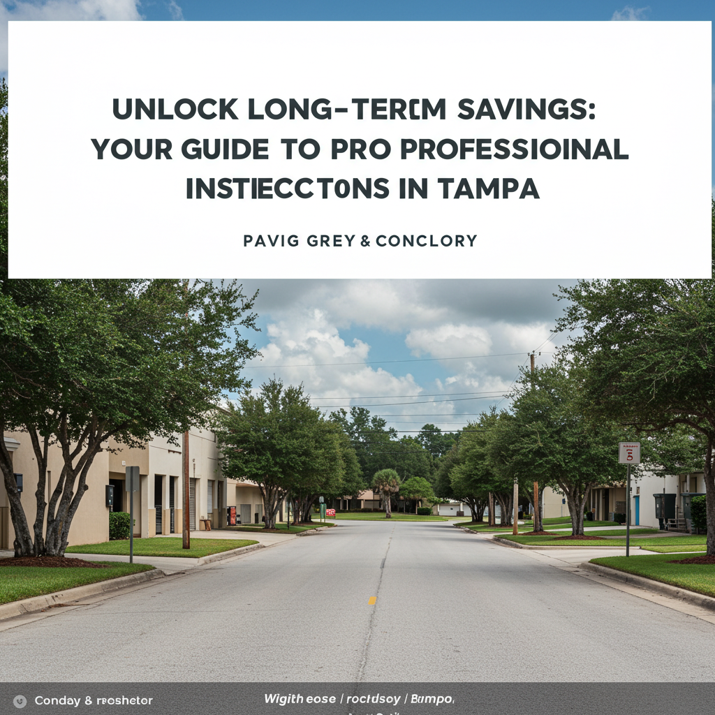 Unlock Long-Term Savings: Your Guide to Professional Paving Inspections in Tampa