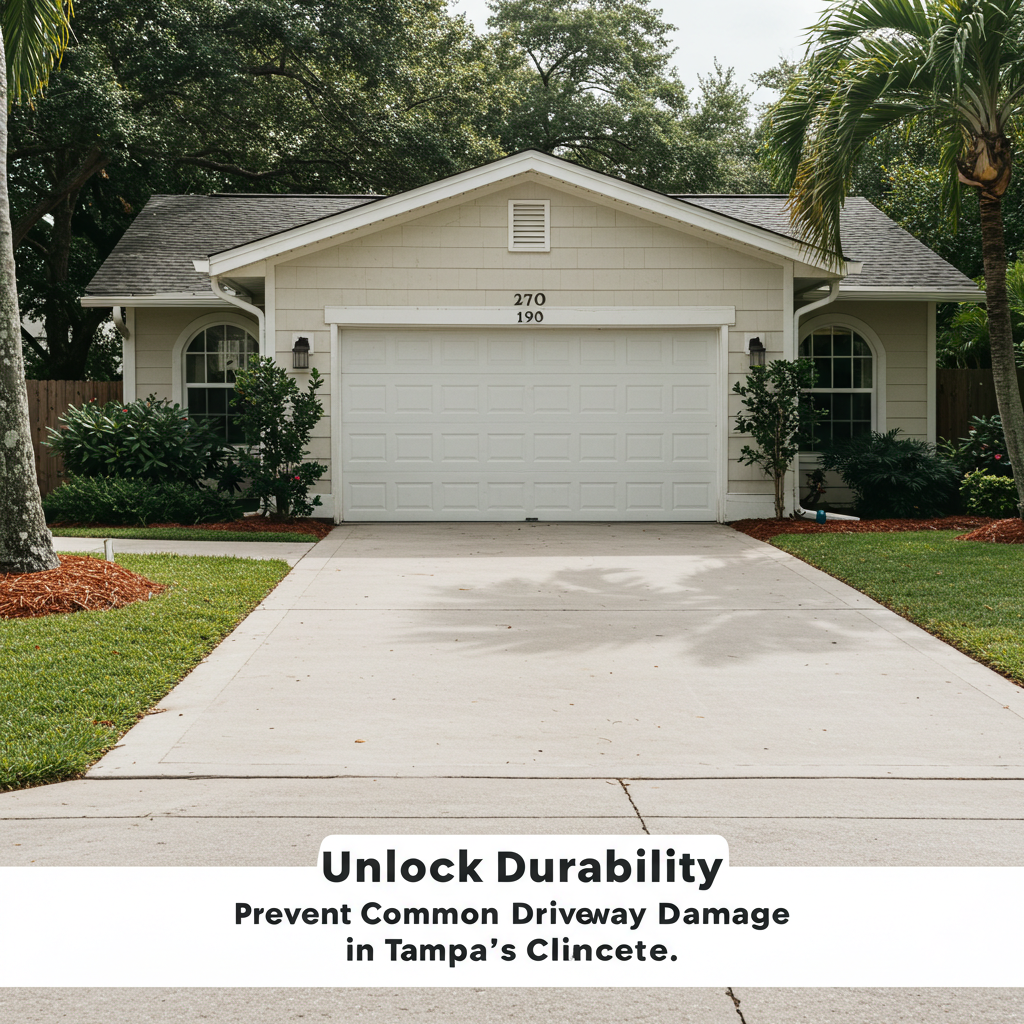Unlock Durability: Prevent Common Driveway Damage in Tampa's Climate