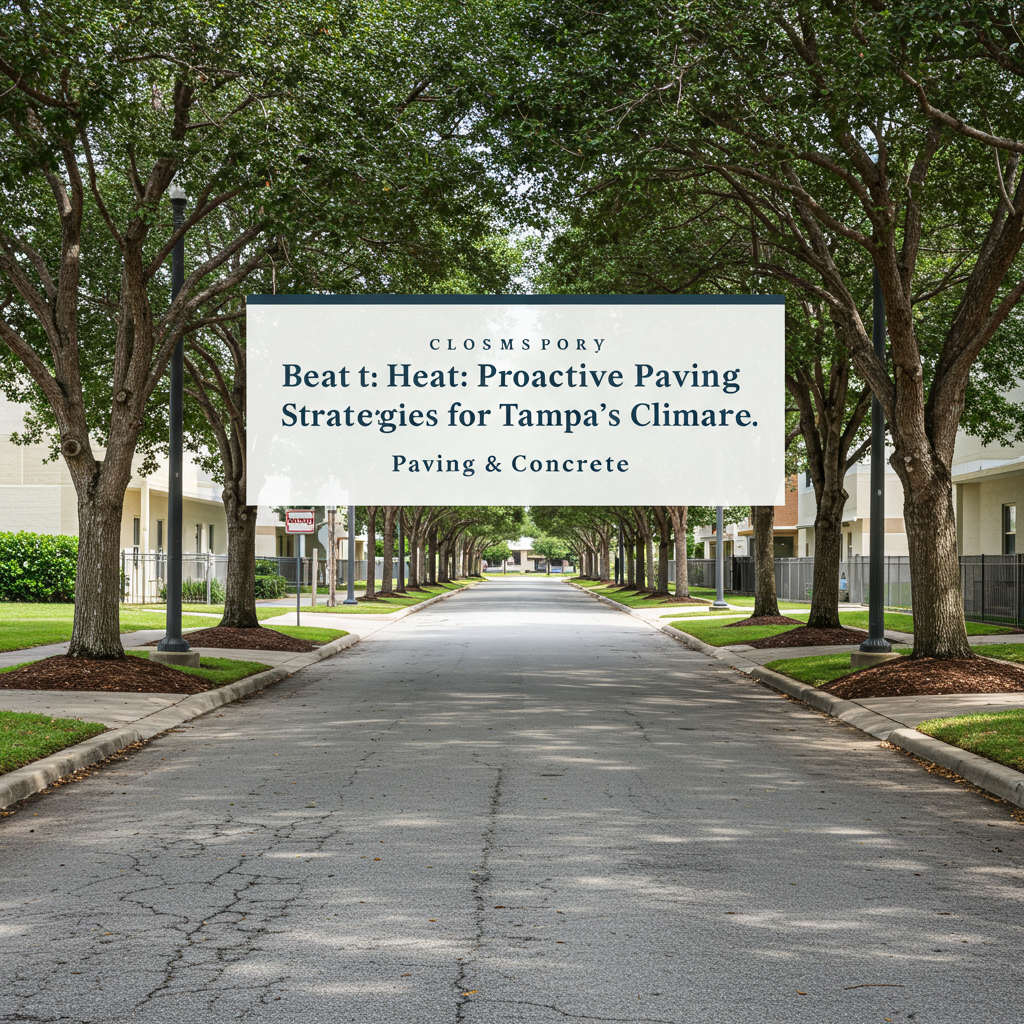 Beat the Heat: Proactive Paving Strategies for Tampa's Climate
