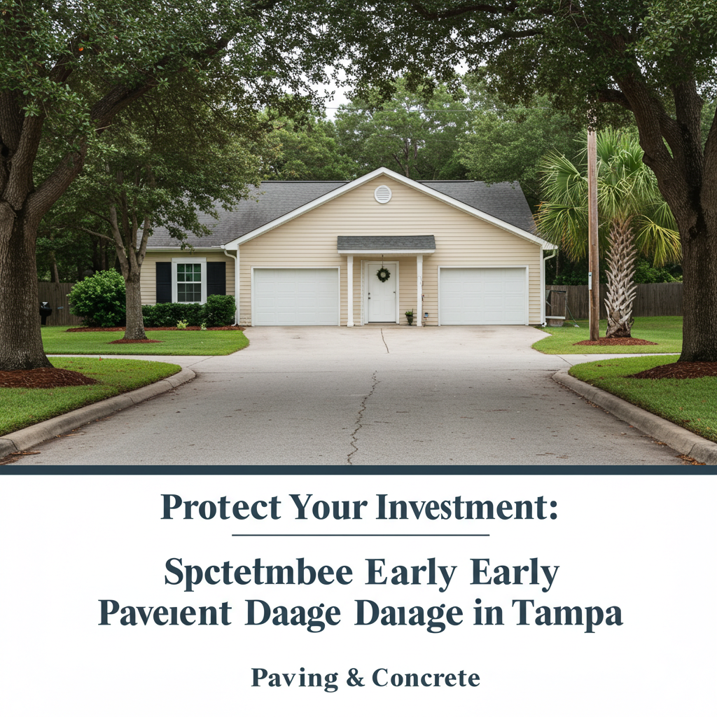 Protect Your Investment: Spotting Early Pavement Damage in Tampa