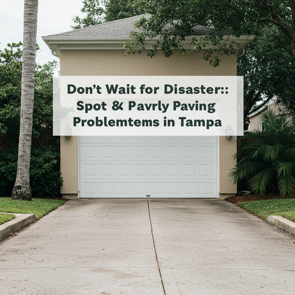 Don't Wait for Disaster: Spot Early Paving & Concrete Problems in Tampa