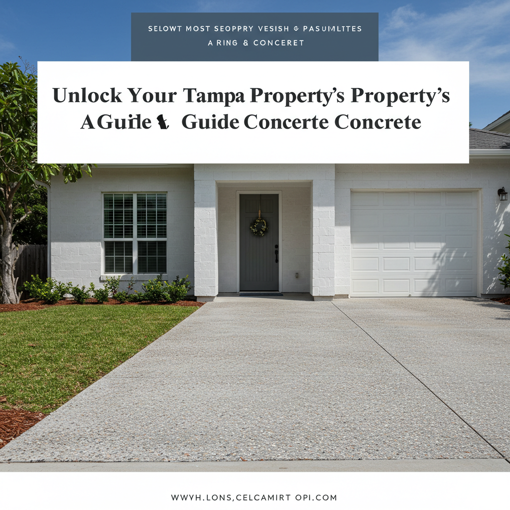 Unlock Your Tampa Property's Potential: A Guide to Concrete Finishes