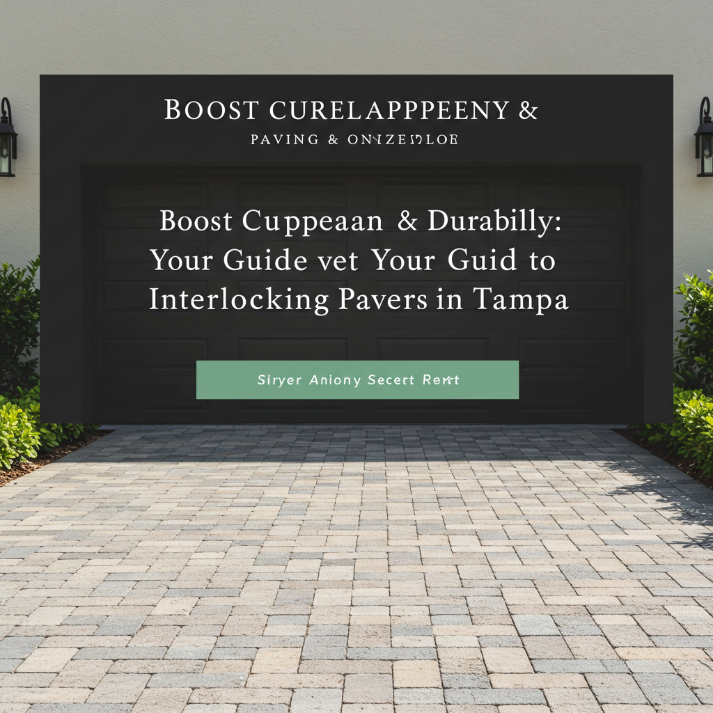 Boost Curb Appeal & Durability: Your Guide to Interlocking Pavers in Tampa