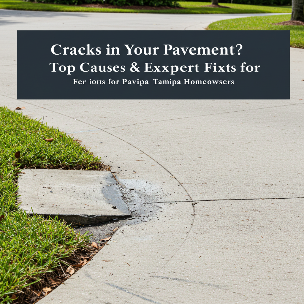 Cracks in Your Pavement? Top Causes & Expert Fixes for Tampa Homeowners