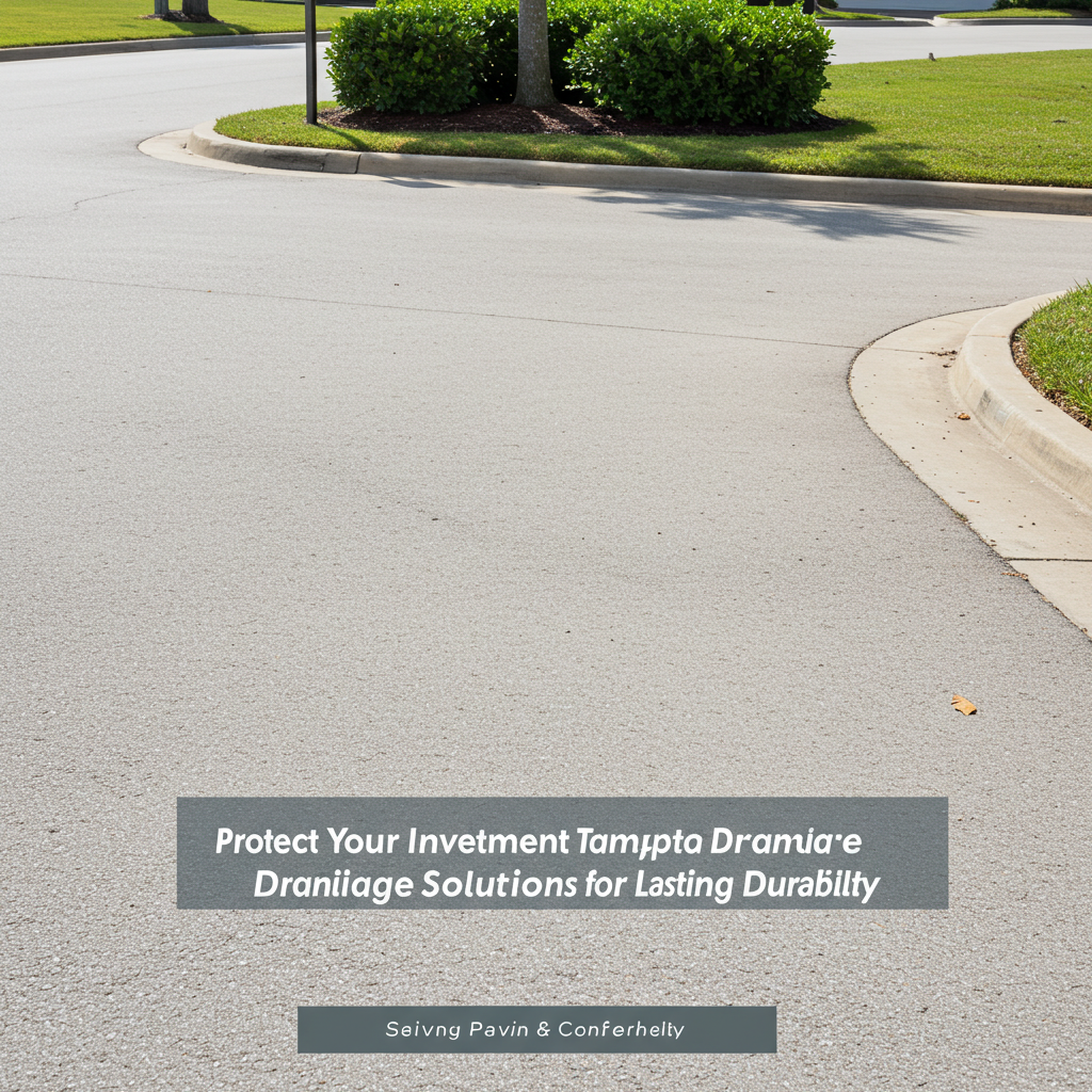Protect Your Investment: Tampa Pavement Drainage Solutions for Lasting Durability