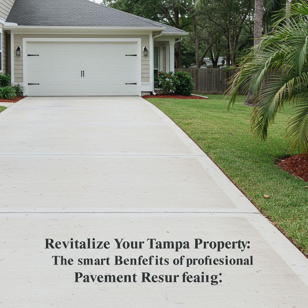 Revitalize Your Tampa Property: The Smart Benefits of Professional Pavement Resurfacing