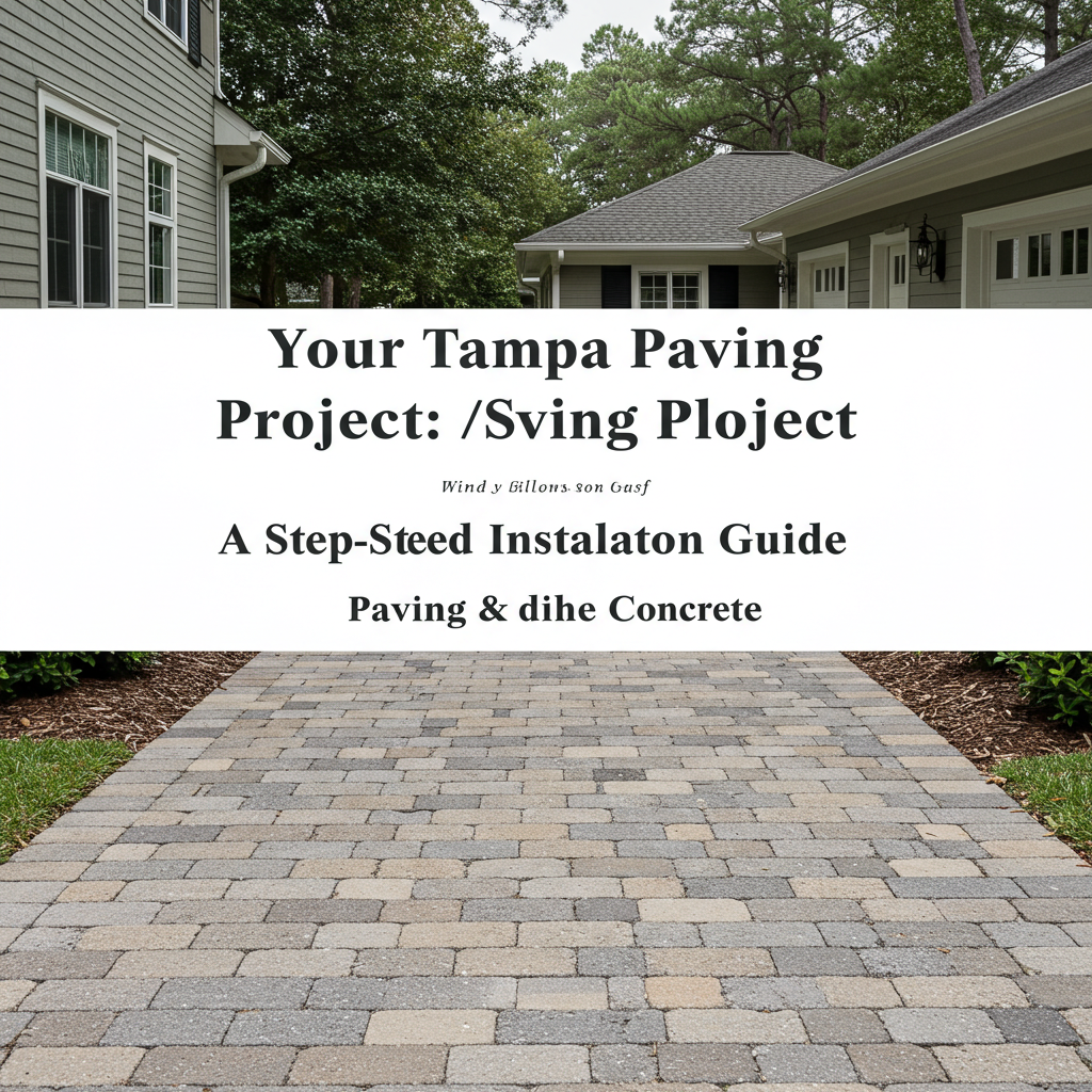 Your Tampa Paving Project: A Step-by-Step Installation Guide