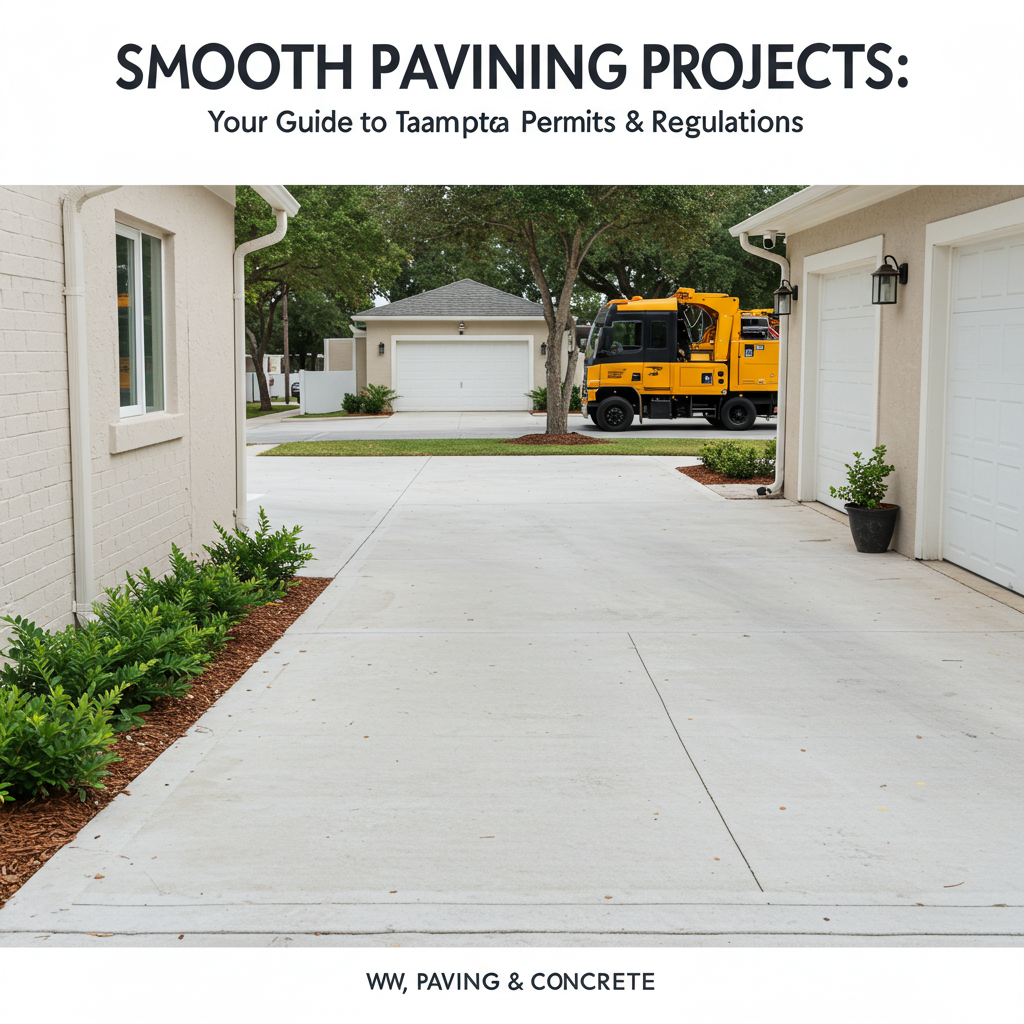 Smooth Paving Projects: Your Guide to Tampa Permits & Regulations